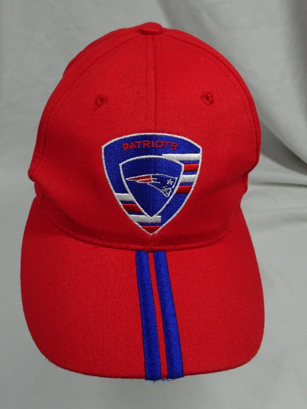Vintage 90s Game Day NFL Patriots Red Adjustable Hat Cap